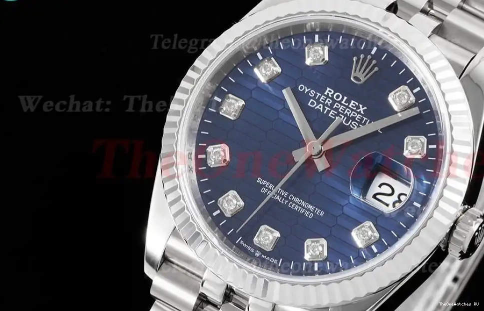 VS3235 Dial Textured Blue 126234 SS SS Jub 36mm Datejust VSF 0325